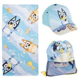 Toalla de baño Bluey Azul Toalla de baño Bluey Azul