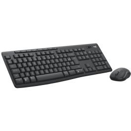 Teclado y Ratón Inalámbrico Logitech MK370 Azerty Francés Gris Grafito