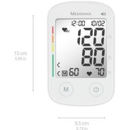 Tensiómetro parlante - MEDISANA - BU 535 - 6 idiomas - Pantalla grande - Dígito XXL - Medición de arritmias - 240 Memorias