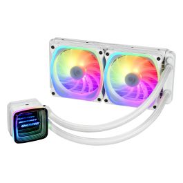 Enermax Kit Refrigeración Líquida Aquafusion ADV ELC-AQFA240-SQA-W 240mm Blanco 2 Ventiladores 12cm