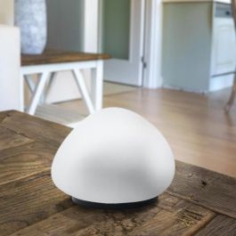 Lumisky LUM3760093541923 Lámpara solar decorativa de guijarros SOLENZARA Ø16 cm LED blanco