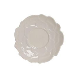 DKD Home Decor Taza de Café Porcelana Blanca 120ml Set de 6 Unidades Apta Microondas y Lavavajillas 6.7 x 5.7 x 9 cm