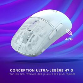 Turtle Beach TUR0731855721016 Ratón Inalámbrico para Juegos Burst II Air Blanco
