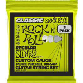 Ernieball Juego Eléctrica Slinky Classic Rnr Pure 10-46 Tripack (3) Precio: 24.50000014. SKU: B13F3HLYZC