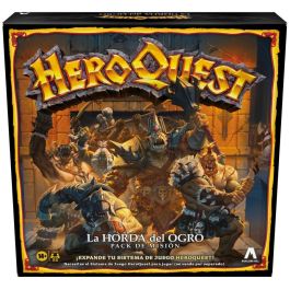 HASBRO Heroquest La Horda del Ogro Expansión Juego de Mesa en Español, 2-5 Jugadores, +14 Años
