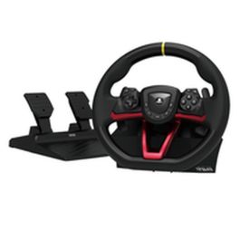 Hori Volante de Carreras HOR1732188381916 Inalámbrico Compatible PS5 PS4 PC Negro y Rojo