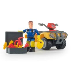 Silvertorn Quad Mercurio Sam el Bombero - Vehículo de Juguete Infantil Réplica Rueda Libre para Aventuras en Pontypandy