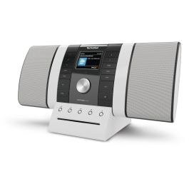 TechniSat MULTYRADIO 4.0 SE Radio Internet con DAB+ y FM, Bluetooth, Wi-Fi, Pantalla TFT 3.2", Compatible con Spotify, Color Negro/Blanco