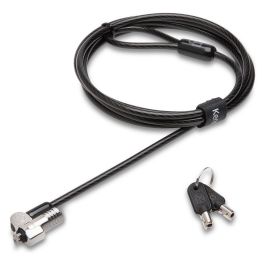Kensington Candado para Portátil NanoSaver Keyed con Llave, Cable de Acero al Carbono de 1.8m, Negro