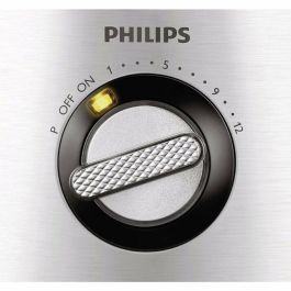 Philips HR7778/00 Procesador de Alimentos 6 en 1, 1300 W, 3,4 L, Acero Inoxidable, Tecnología PowerChop, Recipiente 3,4 L y Batidora 2,2 L