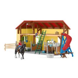 Schleich SCH342485 Estable de Juguete 42485 para Animales de Granja - Colección Mundo Agrícola