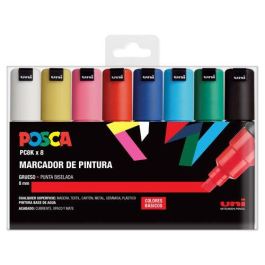 POSCA Marcador PC-8K-8C No Permanente Punta Biselada 8.0 mm, Tinta Base Agua, Colores Surtidos, Estuche 8U POSCA Marcador PC-8K-8C No Permanente Punta Biselada 8.0 mm, Tinta Base Agua, Colores Surtidos, Estuche 8U Precio: 30.50000052. SKU: B1ETSGEKLX