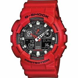 Casio GA100B4AER Reloj de Cuarzo para Hombre, Resina Roja, Dial Negro Digital, 20 ATM Precio: 87.5000005. SKU: B1542LFMA9