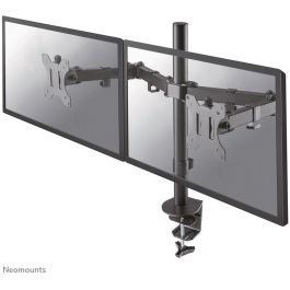 Neomounts FPMA-D550DBLACK Soporte de Escritorio Dual Full Motion para 2 Monitores 10-32" Ajustable Altura hasta 8kg Negro