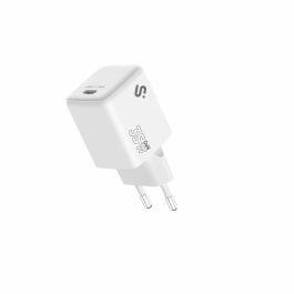 Subblim SUBCHG-6G3510 Cargador GaN 35W USB-C con Power Delivery 3.0 PPS, Ultra Compacto de Pared Universal, Blanco