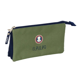 Portatodo Triple El Pulpo Azul marino Verde militar 22 x 12 x 3 cm Precio: 11.49999972. SKU: B17V7G4228