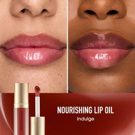 Bare Minerals NOURISHING Aceite de Labios #Indulge - Brillo Intenso, Hidratación Profunda, 3.8 ml