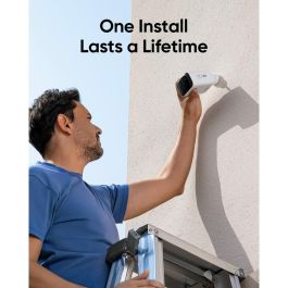 Eufy SoloCam S220 Cámara de Seguridad IP WiFi Solar Exterior/Interior 2K IP67 con Visión Nocturna y Detección Humana, sin Cuotas