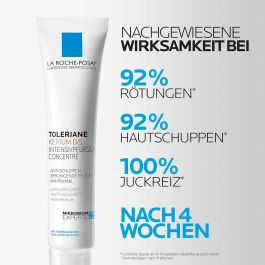 La Roche Posay Kerium DS Crema Facial Calmante para Pieles con Dermatitis Seborreica, Antirojeces, Antidescamación y Regulación de Sebo, 40 ml