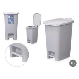 Papelera 10L con pedal gris Arte Regal 21.5x35x28.5 cm (8 Unidades) Precio: 42.50000007. SKU: B1EGWTXFQH