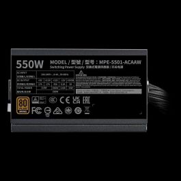 Cooler Master MPE-5501-ACAAW-3BEU MWE 550W V3 ATX 3.1 80+ Bronce Fuente de Alimentación para PC - 550 W