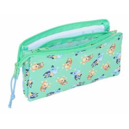 Bolso Escolar Portatodo Safta Triple Bluey Sisters 120x220x30 mm Bolso Escolar Portatodo Safta Triple Bluey Sisters 120x220x30 mm