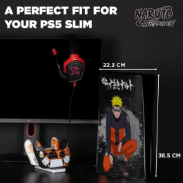 Konix Funda de Silicona para PlayStation 5 Slim - Naruto - Accesorio PS5