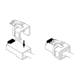 DeLOCK 86420 Set de inicio de clips de reparación RJ45 multicolor 16 piezas