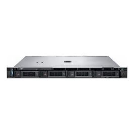 Dell PowerEdge R250 Servidor 1U Xeon E-2334, Rack 1U, 16GB RAM, 1x 2TB HDD, 4 Bahías Hot-Swap, Negro
