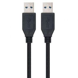 Nanocable 10.01.1001-BK Cable USB 3.0 Tipo A Macho a Macho, 1 metro, Negro, 5Gbps Nanocable 10.01.1001-BK Cable USB 3.0 Tipo A Macho a Macho, 1 metro, Negro, 5Gbps
