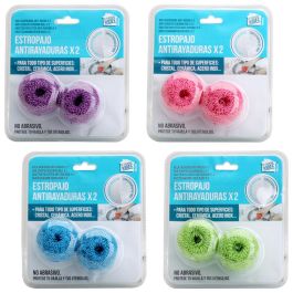 Je cherche une Idee Juego De 2 Estropajos Antirayadura No Abrasivo Para Todo Tipo De Superficies