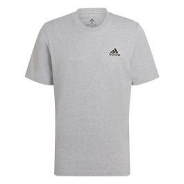 Camiseta de Manga Corta Hombre Adidas Essentials Feelcomfy Gris claro