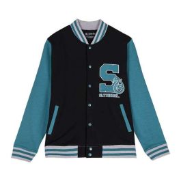 Sudadera con cremallera cotton brushed harry potter slytherin talla s Sudadera con cremallera cotton brushed harry potter slytherin talla s