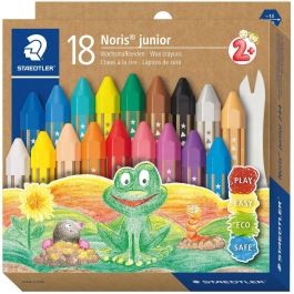 STAEDTLER 224 C18 Wachsmalkreide Noris junior 18er-Set - Tizas de Cera para Niños Precio: 22.68999986. SKU: B14ZDDCPVN
