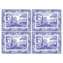 Spode Blue Italian Set de 4 Individuales de Corcho 40,1x29 cm