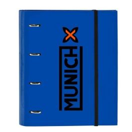 Carpeta de anillas Munich Submarine 27 x 32 x 3.5 cm Azul eléctrico Carpeta de anillas Munich Submarine 27 x 32 x 3.5 cm Azul eléctrico