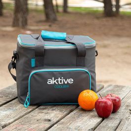 Nevera Portátil Aktive 20 L 32 x 28 x 23 cm Negro (4 Unidades) Nevera Portátil Aktive 20 L 32 x 28 x 23 cm Negro (4 Unidades)