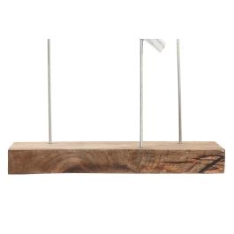 DKD Home Decor Figura Shabby Blanco Marron Mango Hierro 10 x 51 x 32 cm