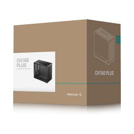 DeepCool CH160 PLUS Caja PC SFF Negro ABS/Vidrio Templado/SPCC