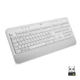 Teclado Logitech 920-010971 Qwerty Español Blanco Precio: 61.79000036. SKU: S7817342