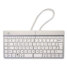 R-Go Tools Teclado ergonómico dividido R-Go Split Break con software de descanso, QWERTY (ES), Bluetooth, blanco