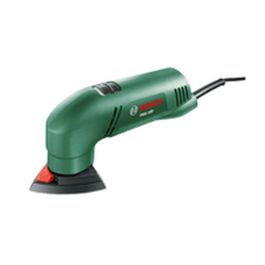 Bosch PDA 180 Lijadora Multi-uso 180W, Sistema SDS, Extracción Polvo, 3 Abrasivos, ideal para Esquinas y Acabados