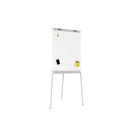 Rocada Pizarra Blanca Magnética con Trípode para Conferencias, Brazo Extensible, Lacada 68x104 cm