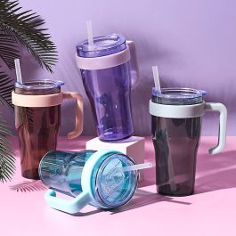 Cook Concept Mug Térmico Miami 600 ml con Asa, Acero Inoxidable, Mantiene Frío/Calor 6h, apto para Coche