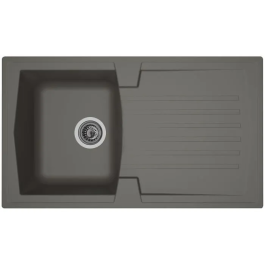 Stradour Arena Fregadero de Cocina Empotrado 1 Bandeja + 1 Escurridor, Resina, Gris Hormigón, 86 x 50 cm Precio: 128.88999981. SKU: B1JRDZEA7H