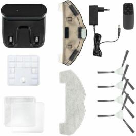 Livoo DOH145 WASH'UP Robot Aspirador Conectado - 1000 Pa - 70 min - 2 Depósitos - Negro