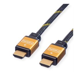 ROLINE 11.04.5565 Cable HDMI 5 m, Conectores HDMI tipo A Macho Chapado en Oro, Negro Precio: 48.6541. SKU: B19EEY26LN