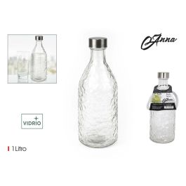 Botella de Cristal La Mediterránea Metal Vidrio 1 L (12 Unidades) Botella de Cristal La Mediterránea Metal Vidrio 1 L (12 Unidades)