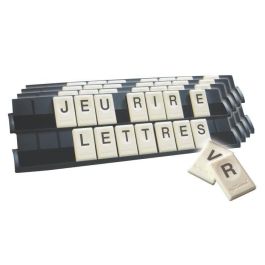 Hasbro Gaming Rummikub Letters Juego de mesa de letras original para 2-4 jugadores, mayores de 12 años