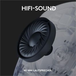 Logitech Auriculares G435 Gaming Inalámbricos Bluetooth/LIGHTSPEED, Sonido Envolvente, Micrófono Integrado, Blanco